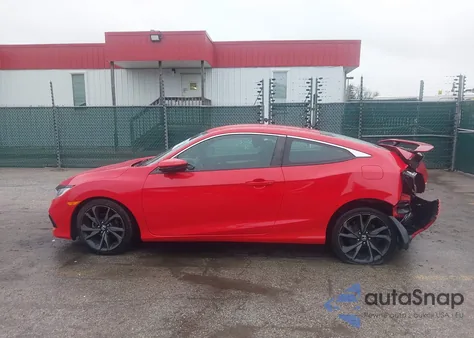 2019 Honda Civic Sport из США, поврежденный, VIN 2HGFC4B80KH303422